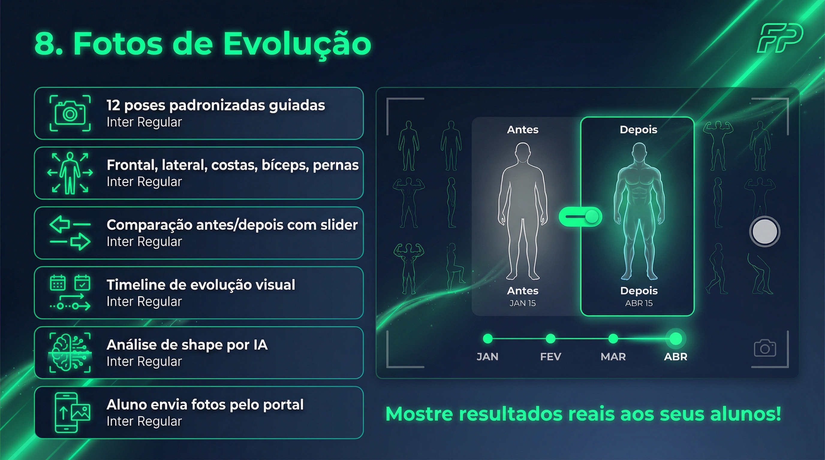 8. Fotos de Evolução